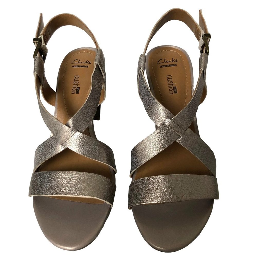 Clarks Collection Soft Cushion Sandals Size: 8.5 M - image 1